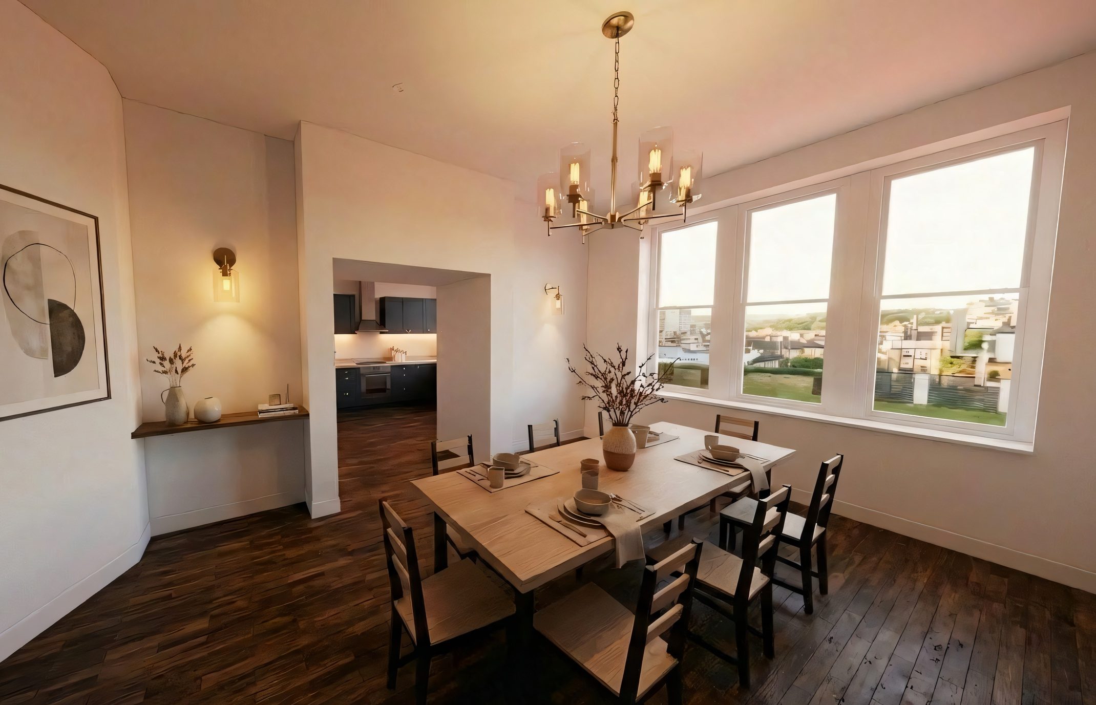 Farm renovation near Harrogate set within the Yorkshire National Landscape view of front of house